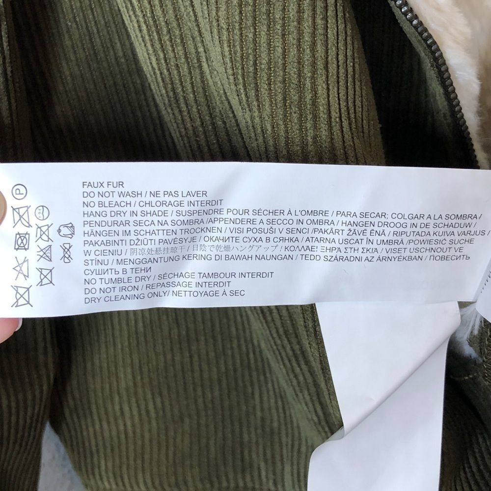 Minkpink Green Sherpa‎ Lined Jacket - Picture 4 of 8